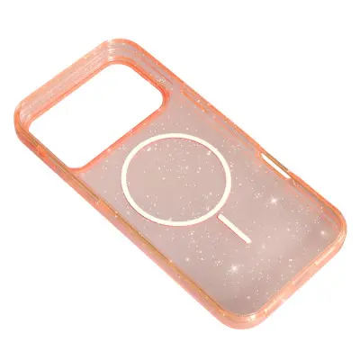 Чохол Накладка Shine MagSafe iPhone 17 Pro Max Помаранчева