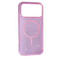 Чохол Накладка Shine MagSafe iPhone 17 Pro Max Рожева