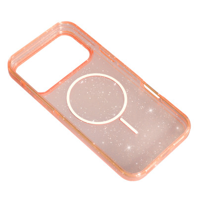 Чохол Накладка Shine MagSafe iPhone 17 Pro Помаранчева
