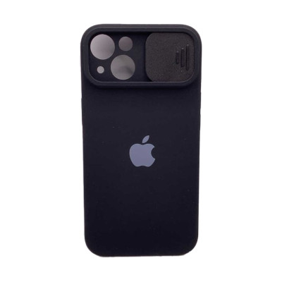 Чехол накладка HC iPhone 13 Черная Slider Square Full