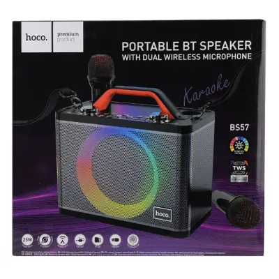 Колонка Bluetooth Hoco BS57 Black, Чорний Колонка Bluetooth Hoco BS57 Black, Чорний
