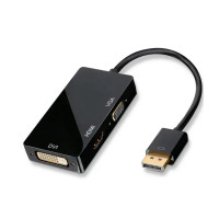Перехідник DisplayPort to HDMI/VGA/DVI (3 IN 1) Перехідник DisplayPort to HDMI/VGA/DVI (3 IN 1)