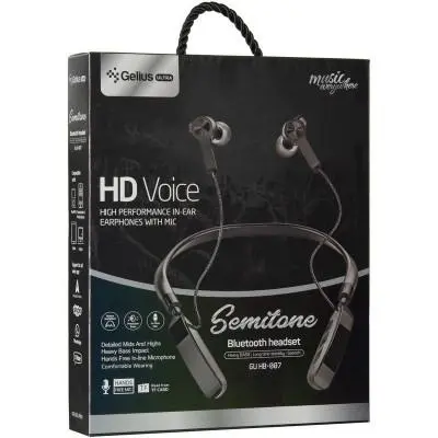 Стерео Bluetooth-гарнитура Gelius Ultra Semitone GU-HB-007U Black, черный Стерео Bluetooth-гарнитура Gelius Ultra Semitone GU-HB-007U Black, черный