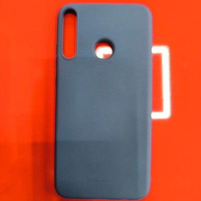 Чехол накладка Molan Jelly Huawei P40 Lite E Темно-Cиняя