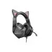 HF Наушники PC Borofone BO106 Cute cat ear luminous gaming headphones Phantom Cat
