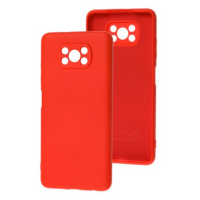 Чехол накладка Wave Full Xiaomi Poco X3 NFC Красная