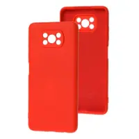 Чехол накладка Wave Full Xiaomi Poco X3 NFC Красная