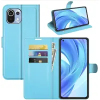 Чехол-книжка Wave Stage Xiaomi Mi 11 Lite Голубая
