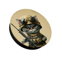 Тримач PopSocket Wave Heroes of Ukraine (кот м4) Тримач PopSocket Wave Heroes of Ukraine (кот м4)