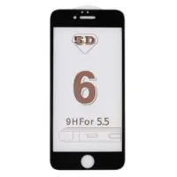 Захисне скло 5D iPhone 6+ Чорне