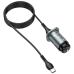 Автомобільний зарядній пристрій NZ4 QC3.0 2USB + Кабель Type-C Grey, Сірий