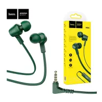 Провідні навушники вкладиші-гарнітура Hoco M86 OceanЗелені