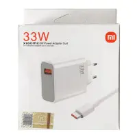 Сетевое зарядное устройство Xiaomi 33W + Кабель Type-C White, Белый