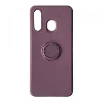 Чехол накладка Ring Samsung A205/A305/A307/A505 (A20/A30/A30s/A50) Фиолетовая (Cherry Purple)