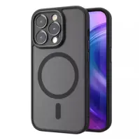 Чехол накладка Rock Guard MagSafe iPhone  15 Pro Max Черная (Antidrop Lens)