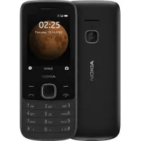 Кнопковий телефон Nokia 225 4G Dual Sim Black, чорний