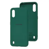 Чехол накладка HC Samsung A015 (A01) Сосново-зеленая