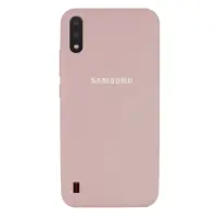 Чехол накладка HC Samsung A015 (A01) Розовый Песок