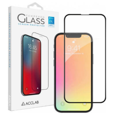 Захисне скло Acclab 3D iPhone 13 Mini Чорне