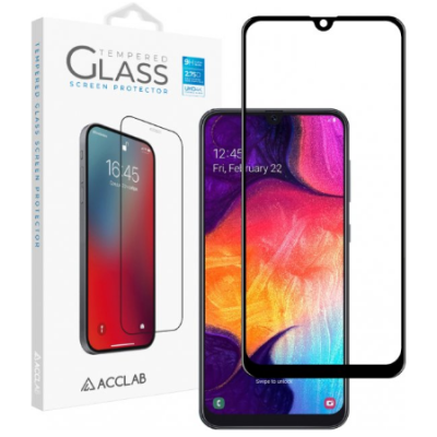 Захисне скло Acclab 3D Samsung A30/A50 Чорне