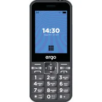 Мобільний телефон Ergo E281 Dual Sim Black, чорний