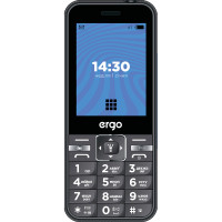 Мобільний телефон Ergo E281 Dual Sim Black, чорний