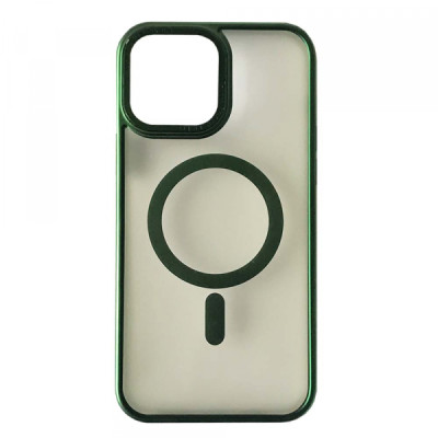 Чехол накладка Perfect MagSafe iPhone 13 Зелена (Titanium Green)