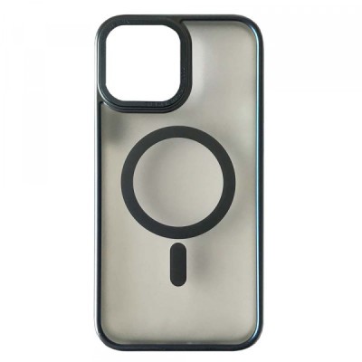 Чехол накладка Perfect MagSafe iPhone 13 Голубая (Titanium Light Blue)