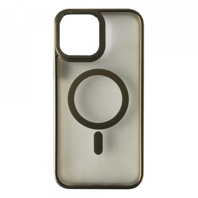Чехол накладка Perfect MagSafe iPhone 14 Сіра (Titanium Gray)