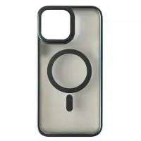 Чехол накладка Perfect MagSafe iPhone 15 Блакитна (Titanium Light Blue)