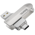 Флеш пам\'ять USB 32Gb Hoco UD10 USB3.0 + Type-C Срібний