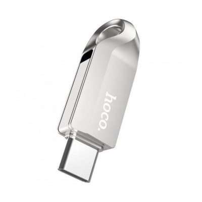 Флеш пам\'ять USB 32Gb Hoco UD8 USB 3.0+Type-C Срібний