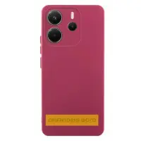 Чехол накладка Getman Liquid Silkl Xiaomi Redmi 15C Бордовая