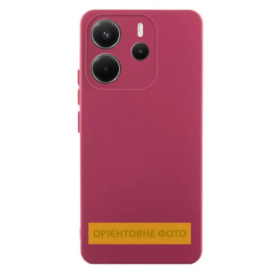 Чохол накладка Getman Liquid Silkl Xiaomi Redmi 15C Бордова