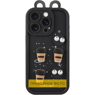 Чохол накладка Toys Ears Xiaomi Redmi 14C/Poco C75 Чорна
