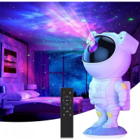 Лазерный ночник-проектор звездного неба Astronaut White, Белый