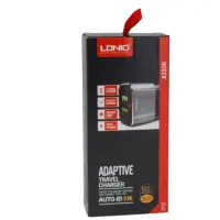 Сетевое зарядное устройство LDNIO 2USB 2.4A Type-C (DL-A2206) Серо-чёрный