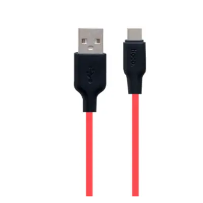 Кабель дата Hoco X21 USB Type A - Type-C 2м Чёрно-красный