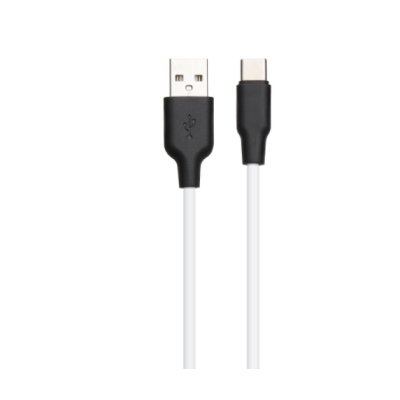 Кабель дата Hoco X21 USB Type A - Type-C 2м Чорно-білий