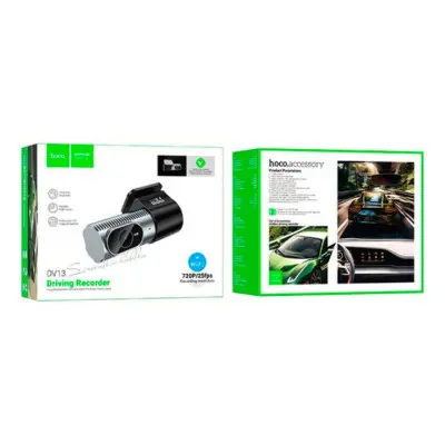 Відеореєстратор Hoco DV13 720P/25 fps/Wi-Fi Чорний Відеореєстратор Hoco DV13 720P/25 fps/Wi-Fi Чорний