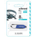 Флеш пам'ять USB 8Gb Wibrand Aligator USB 2.0 Синя