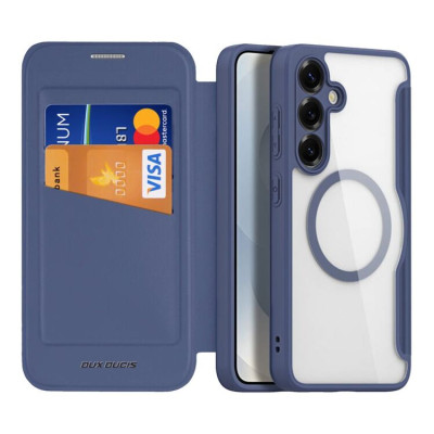 Чехол-Книжка Dux Ducis Skin X Magsafe Samsung S931 (S25) Синяя