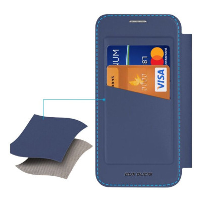 Чехол-Книжка Dux Ducis Skin X Magsafe Samsung S931 (S25) Синяя
