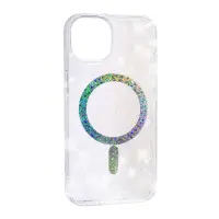 Чехол накладка MagSafe Shiny iPhone 13 Прозрачная