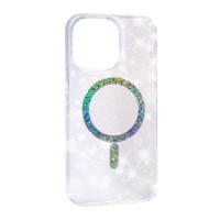 Чехол накладка MagSafe Shiny iPhone 14 Pro Max Прозрачная Чехол накладка MagSafe Shiny iPhone 14 Pro Max Прозрачная