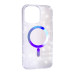 Чехол накладка MagSafe Shiny Color  iPhone 14 Pro Max Прозрачная