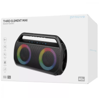 Колонка Bluetooth Proove Third Element Max 40W Black, Чёрный Колонка Bluetooth Proove Third Element Max 40W Black, Чёрный