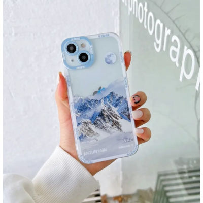 Чехол накладка Sunset iPhone 13 Белая