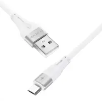 Кабель Proove Soft Silicone MicroUSB 1м Белый Кабель Proove Soft Silicone MicroUSB 1м Белый