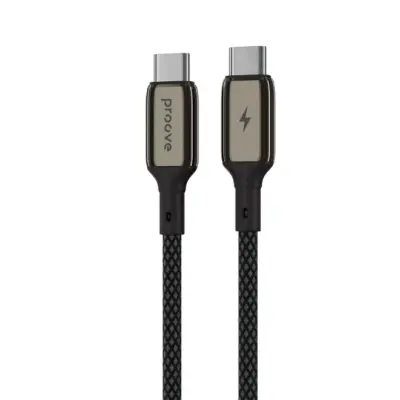 Кабель Proove Dense Type-C to Type-C 60W 1м Чорний